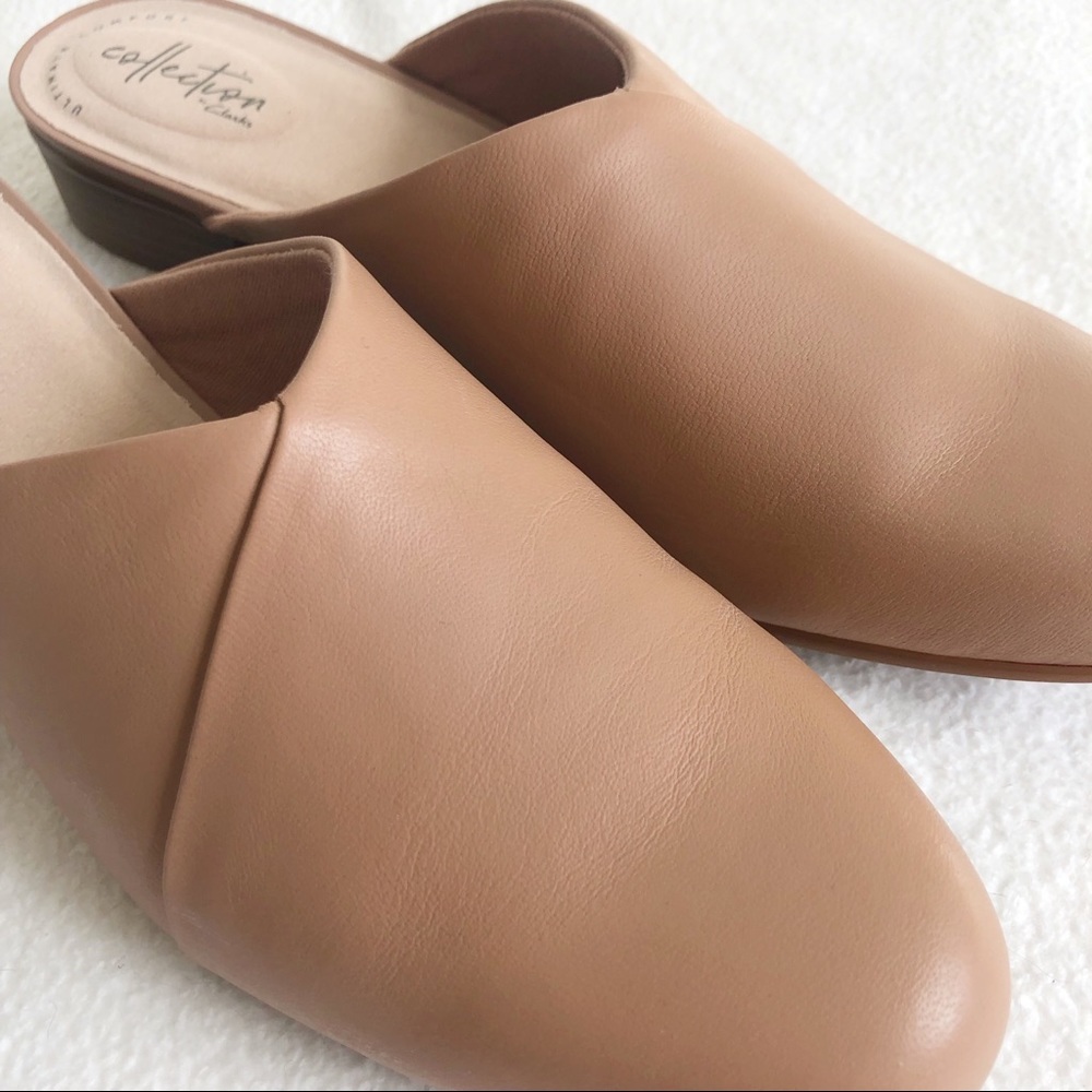 Clarks Juliet Willow Women’s Leather Mule in Color Praline, size US 10 Narrow - Picture 12 of 16